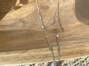 Turquoise Cow Tag Necklace