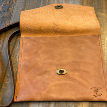 Load image into Gallery viewer, Brown Leather Crossbody Purse
