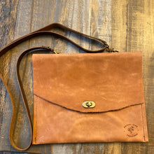 Load image into Gallery viewer, Brown Leather Crossbody Purse