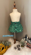 Load image into Gallery viewer, Green Snowflake Little Girl SkirtS