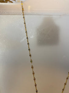 Bow & M Charm Necklace