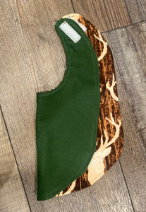 Flannel Buck Baby Bib