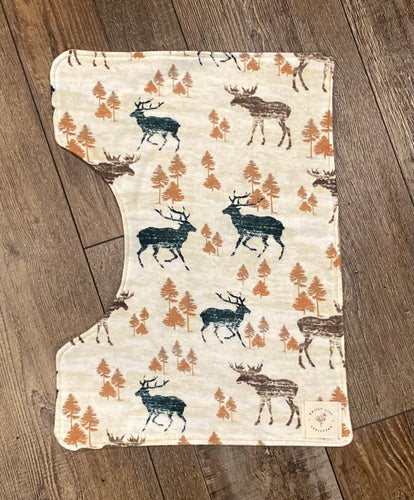 Elk and Moose Burp Cloth