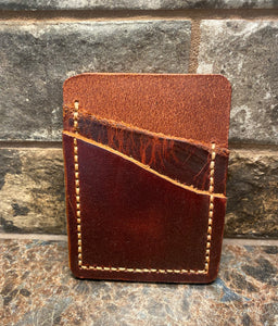 Brown Double Slot Money/Card Holder