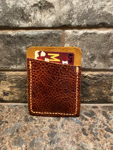 Brown Leather Card/Money Holder