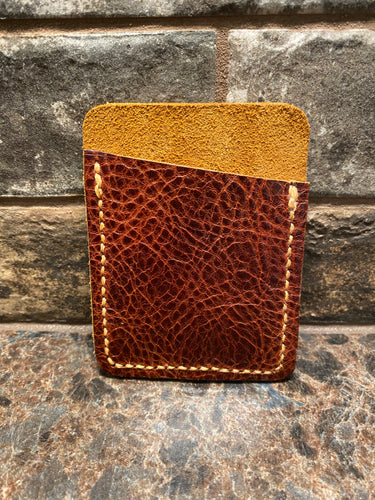 Brown Leather Card/Money Holder