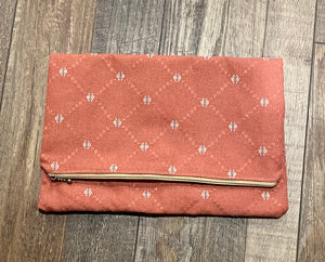 Coral Clutch Purse