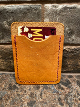 Load image into Gallery viewer, Tan Leather Money/Card Holder