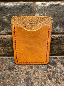 Tan Leather Money/Card Holder
